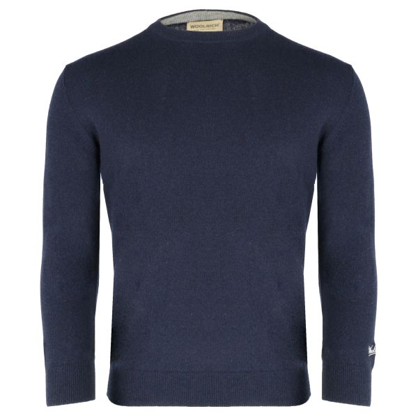 Woolrich Lambswool Sweater Navy