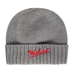 Woolrich Merino Wool Logo Muts Grijs