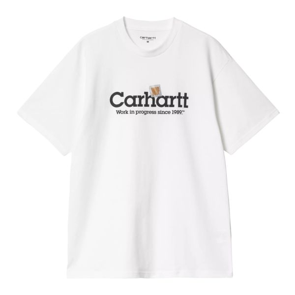 Carhartt WIP Label Script T-shirt Wit