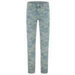 Croyez Jacquard Camo Jeans Licht Blauw