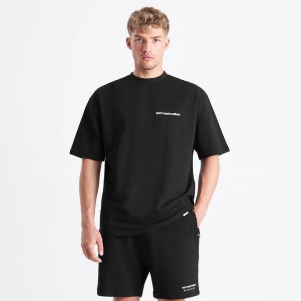 Don't Waste Culture Cleo T-shirt Zwart