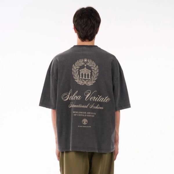 Don't Waste Culture Grant T-shirt Zwart