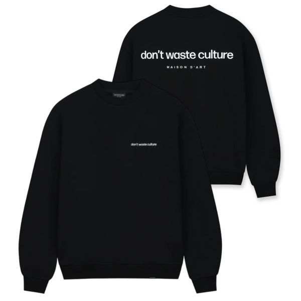 Don't Waste Culture Kaspar Sweater Zwart