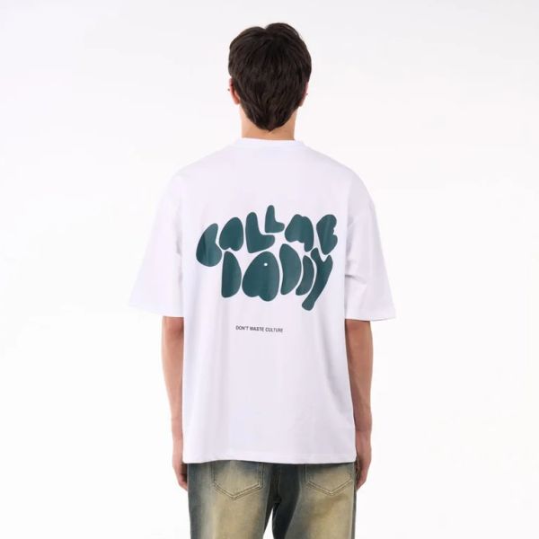 Don't Waste Culture Nial T-shirt Wit