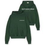 Don't Waste Culture Ray Hoodie Donker Groen