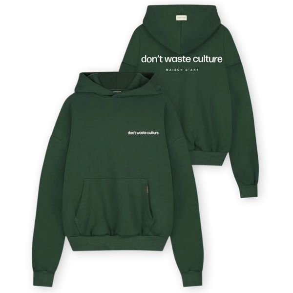 Don't Waste Culture Ray Hoodie Donker Groen