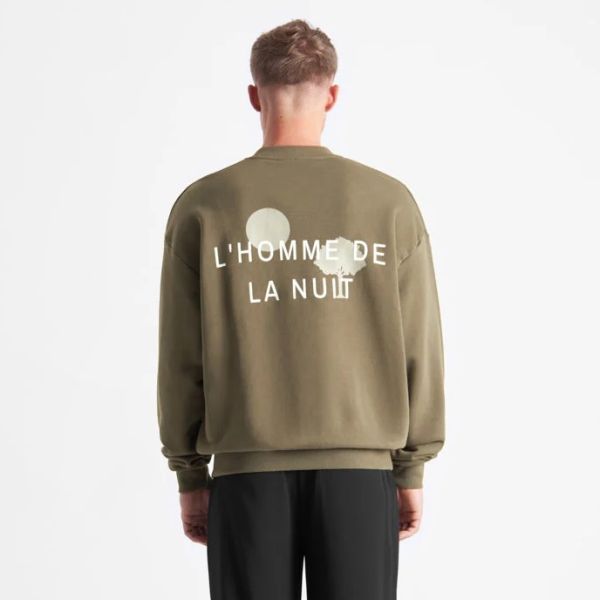 Don't Waste Culture Rodge Sweater Donker Groen