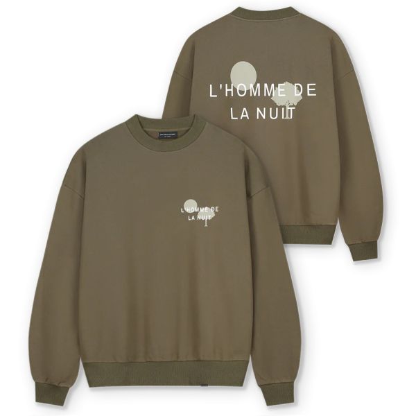 Don't Waste Culture Rodge Sweater Donker Groen