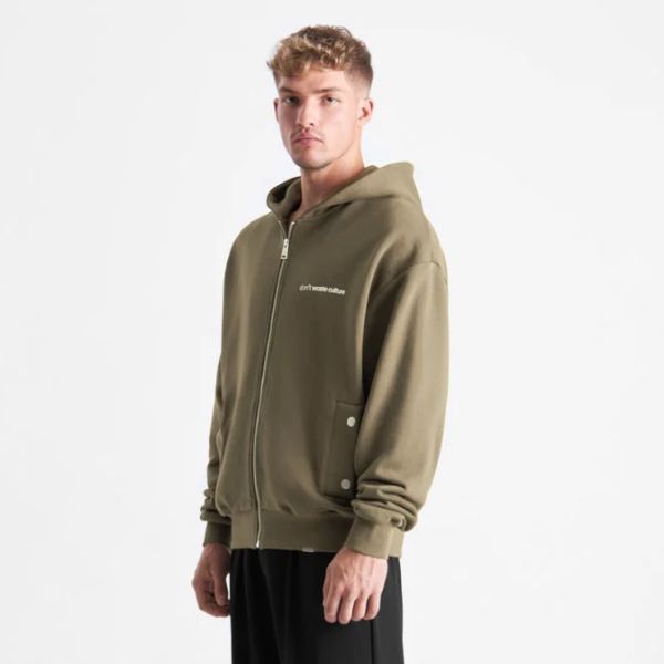 Don't Waste Culture Senan Vest Donker Groen