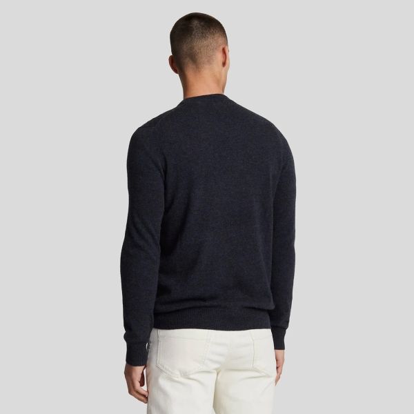 Lyle & Scott Lambswool Blend Sweater Navy