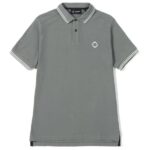 Ma.strum Double Tipped Polo Grijs