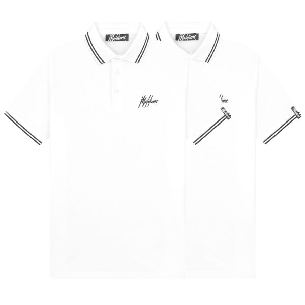 Malelions Signature Polo 2-Pack Wit