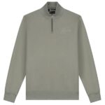 Malelions Turtle Half Zip Sweater Grijs