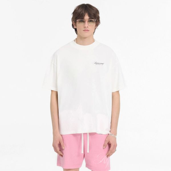 Represent Owners Club Script T-shirt Wit