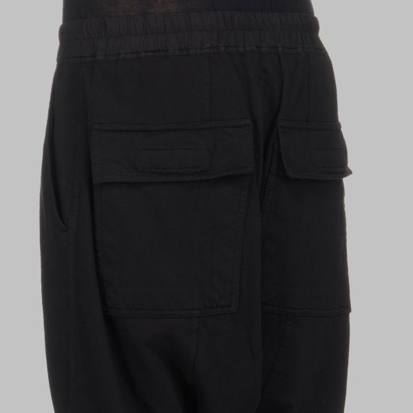 Rick Owens DRKSHDW Prisoner Drawstring Broek Zwart | Mezaldy.com