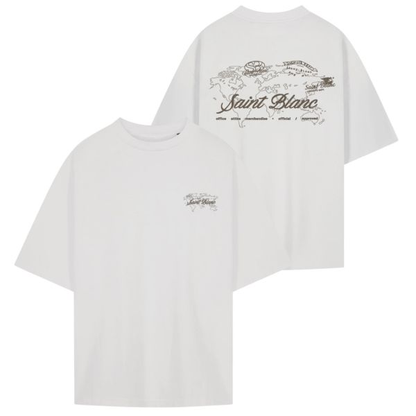 Saint Blanc Office Merch T-shirt Wit