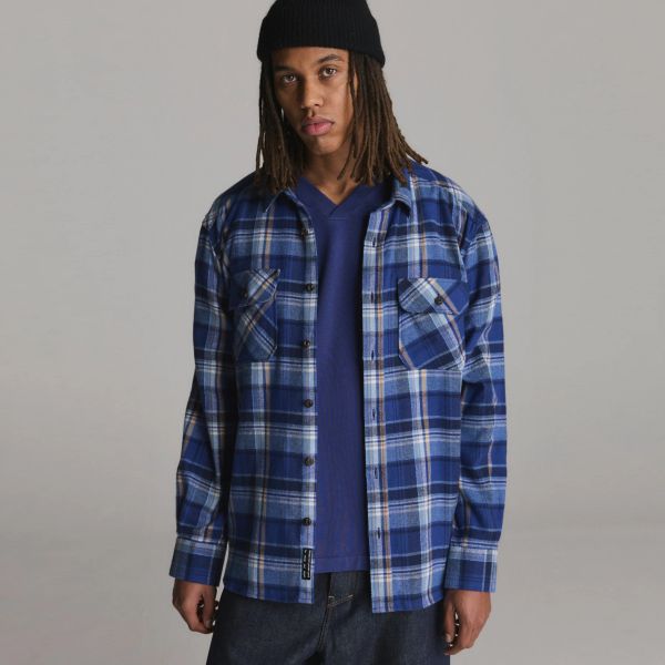 Tenue Rick Overshirt Blauw