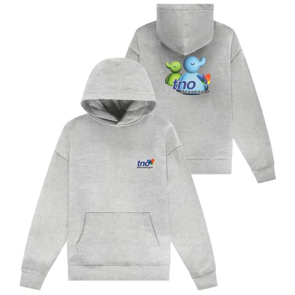 The New Originals Messenger Hoodie Grijs