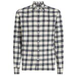 Tommy Hilfiger Brushed Easy Check Overhemd Off White