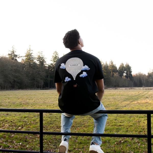 Flâneur Aéronautique T-shirt Zwart