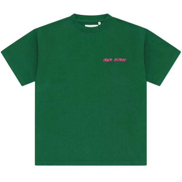 Arbor Antwerp Pink Star T-shirt Groen