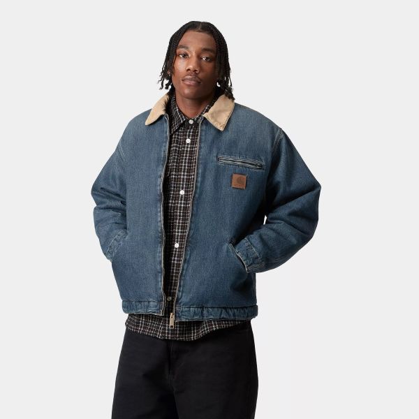 Carhartt WIP Detroit Jack Blauw