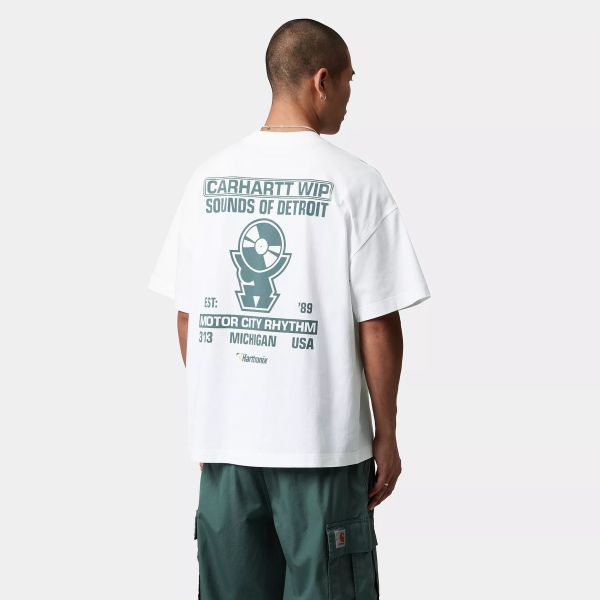 Carhartt WIP Harttronix T-shirt Wit | Mezaldy.com