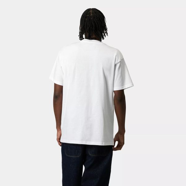 Carhartt WIP Label Script T-shirt Wit