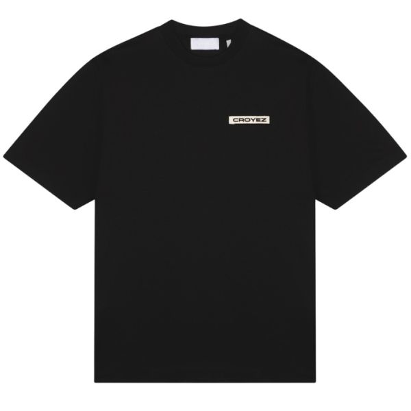 Croyez Étiquette T-shirt Zwart