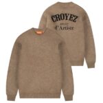 Croyez Gallery Knit Sweater Beige