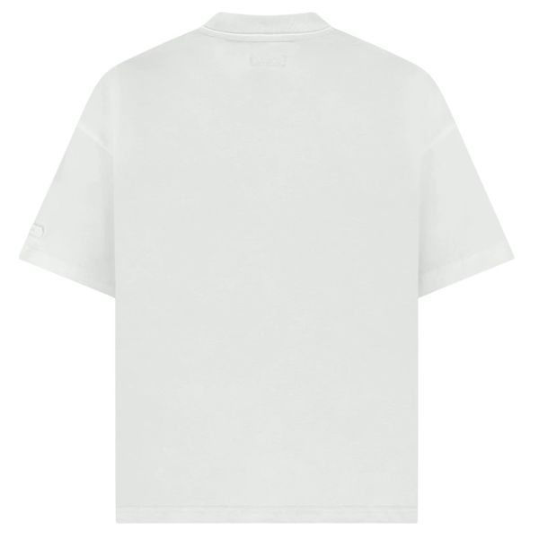 Flâneur Atelier Rubber Patch T-shirt Wit