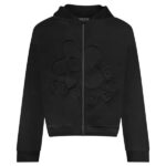 Flâneur Blossom Patches Vest Zwart