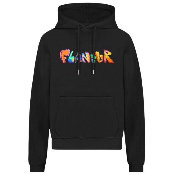 Flâneur Markerstift Hoodie Zwart