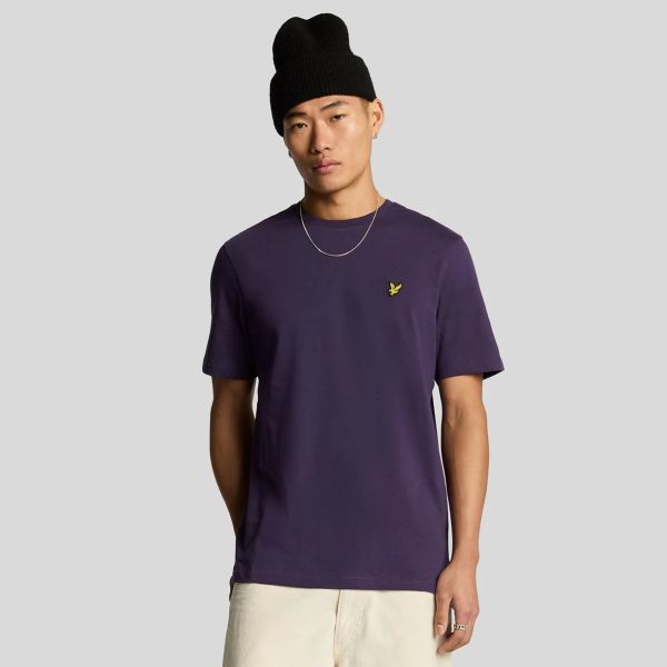 Lyle & Scott Plain T-shirt Paars