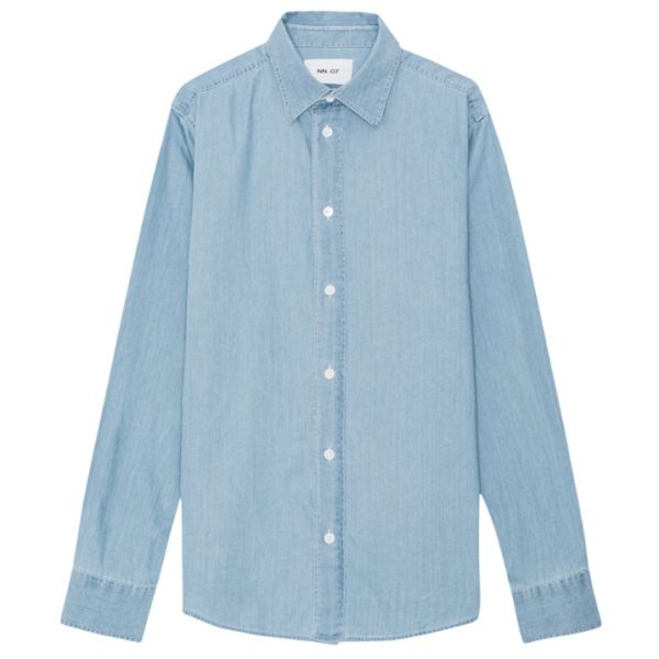 NN.07 Colby Overhemd Licht Blauw