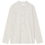 NN.07 Jonas Knit Overshirt Off White