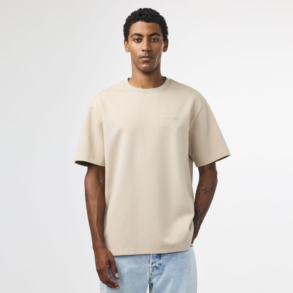 Tシャツ・カットソー NN07 SS25 T-shirts (2513457250 NAT SS LOGO TEE 3457WHITE) NN07(NN07) | NN.07 Nat T shirt 2513457250NAT SS LOGO TEE