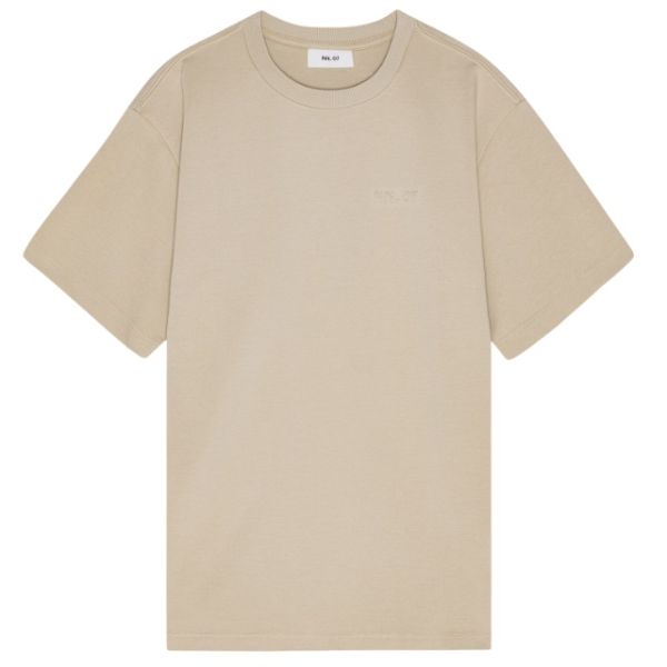 NN.07 Nat Logo T-shirt Beige