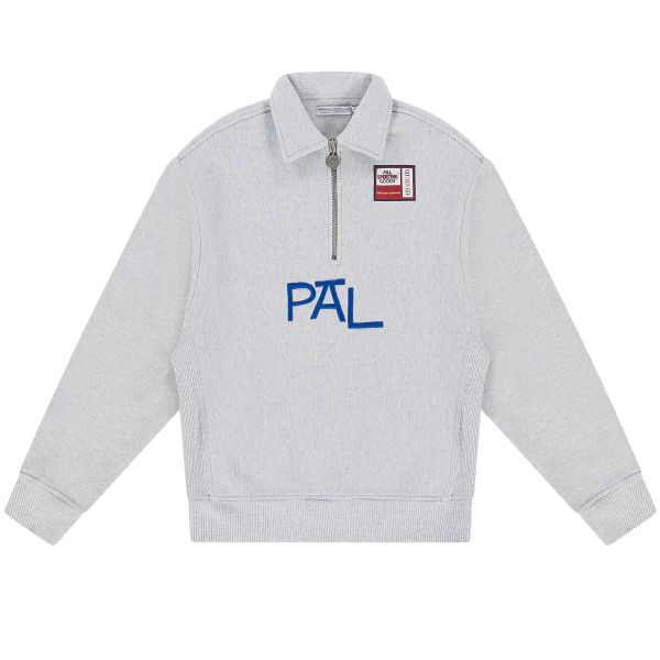 PAL Sporting Goods Wet Pass Half Zip Sweater Grijs