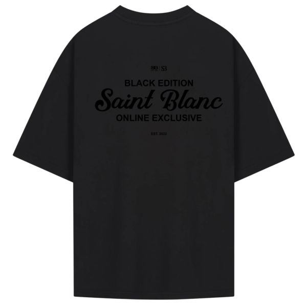 Saint Blanc Exclusive T-shirt Zwart