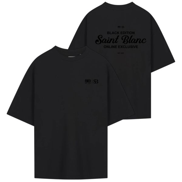 Saint Blanc Exclusive T-shirt Zwart