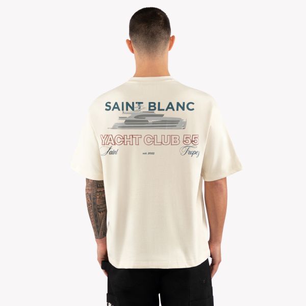 Saint Blanc Yacht Club 55 T-shirt Off White