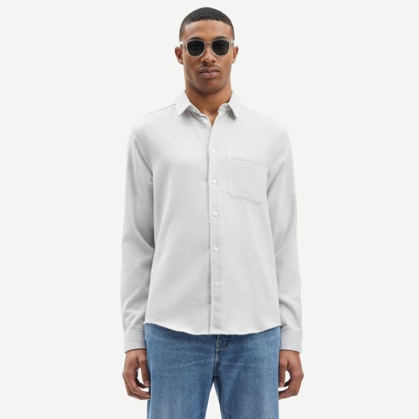 Samsøe Samsøe Liam Overshirt Licht Grijs