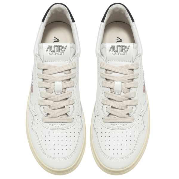 Autry Medalist Low Sneaker Wit/Zwart
