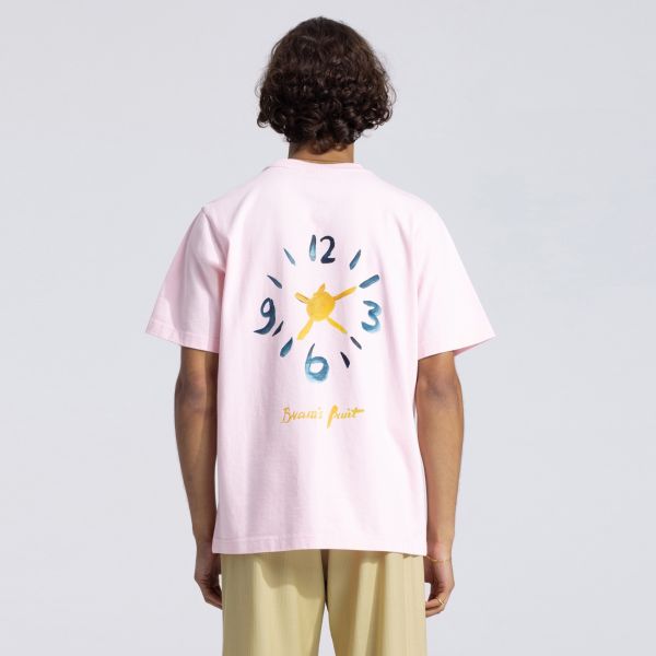 Bram’s Fruit Clock T-shirt Roze