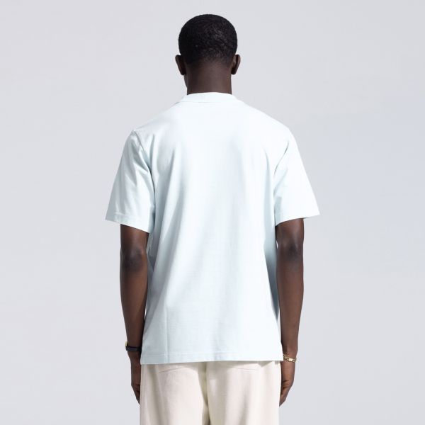 Bram’s Fruit Mum's Script Logo T-shirt Licht Blauw