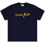Bram’s Fruit Mum's Script Logo T-shirt Navy