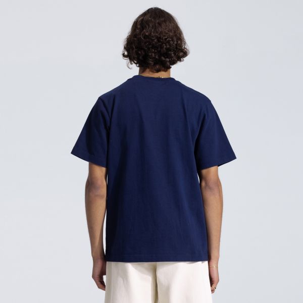 Bram’s Fruit Mum's Script Logo T-shirt Navy