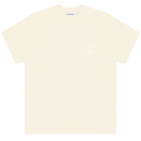 Bram’s Fruit Outline Logo T-shirt Beige