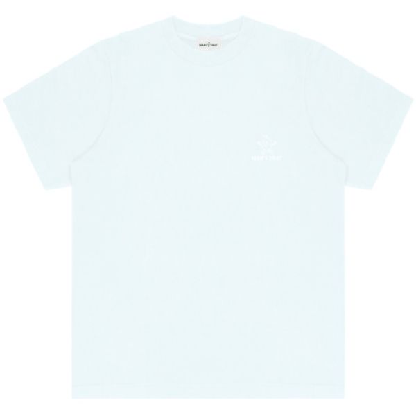 Bram’s Fruit Outline Logo T-shirt Licht Blauw